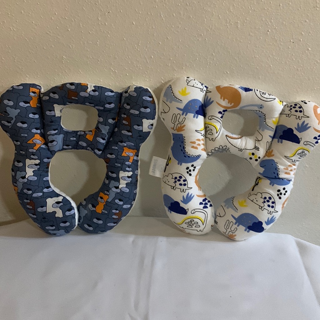 2 Pieces Baby Travel Pillow - Stroller Or Car Seat Baby Body Travel Pill